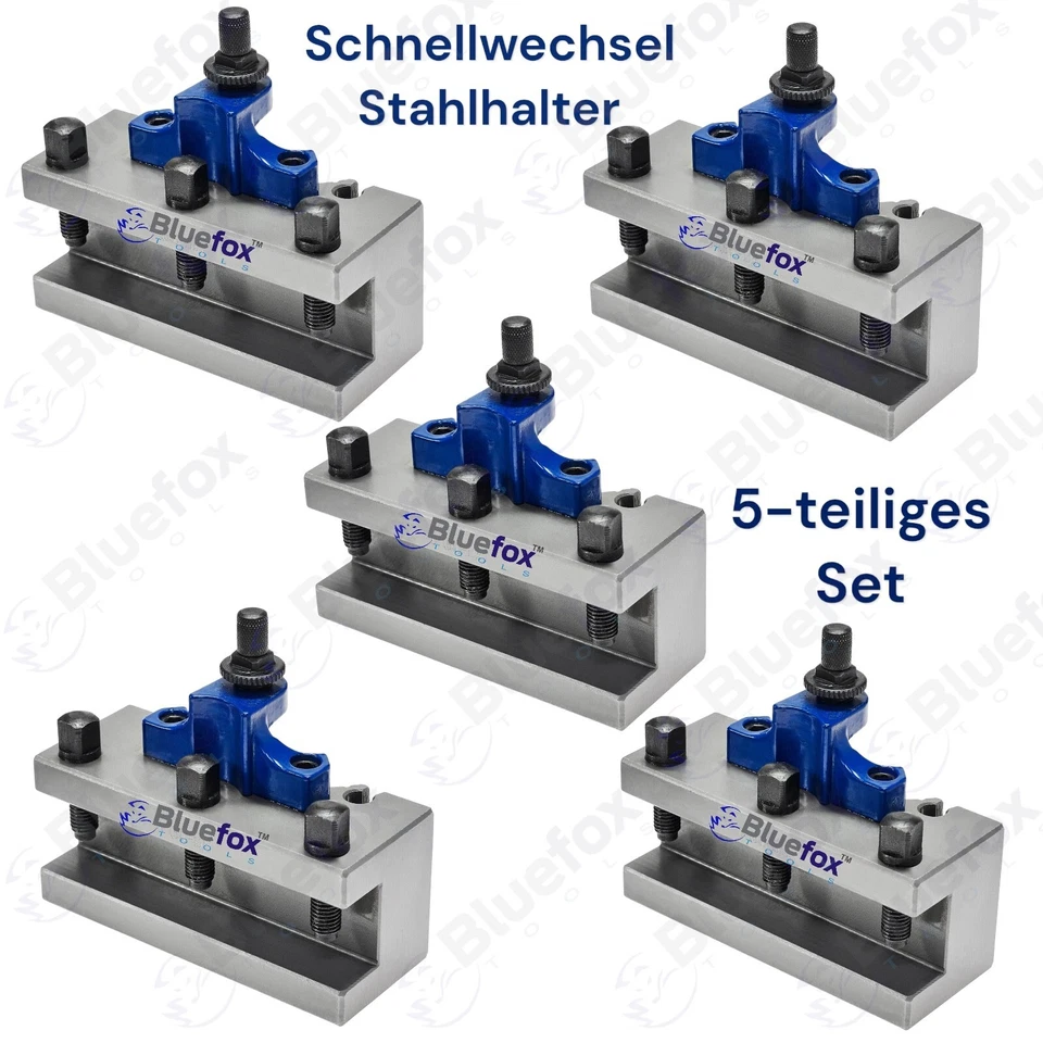 Drehstahlhalter Gr. A System Multifix Schnellwechsel Stahlhalter 5-teiliges Set - Bild 2 von 4