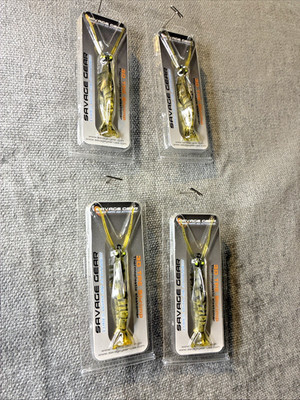 LOT OF 4 - Savage Gear Fishing Lures   3D TPE SHRIMP   New  ( 35 )