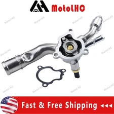 LHCMRL Engine Coolant Thermostat Housing for 18-24 Jeep Wrangler 2.0L 5048424AD