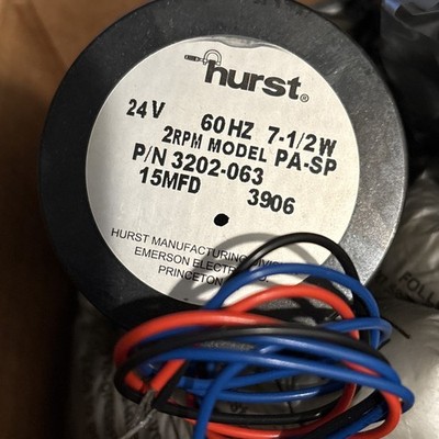 HURST Geared Synchronous Motor 3202-063 MODEL PA-SP