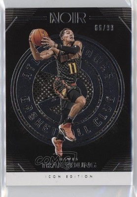 2019-20 Panini Noir Icon Edition 66/99 Trae Young #116 0gp4