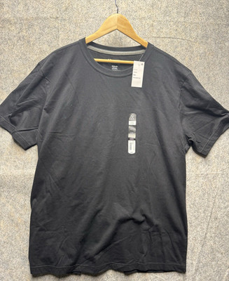 Xersion Xtreme Tee Black Short Sleeve Cotton T-Shirt Men's 2XL