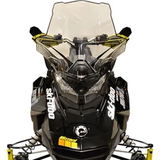 Powermadd Cobra Windshield-Tall-22in.-Black for 2020-2022 Ski-Doo Grand Touring