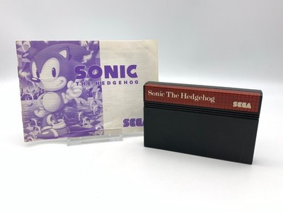 Sonic the Hedgehog (Sega Master System) Modul inkl. Anleitung [Zustand Gut]