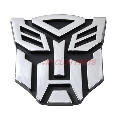 3D Transformers Autobots Optimus Prime Emblem Abzeichen Aufkleber