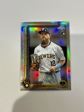 2025 Topps Chrome Update #USC47 Drew Avans Refractors Milwaukee Brewers