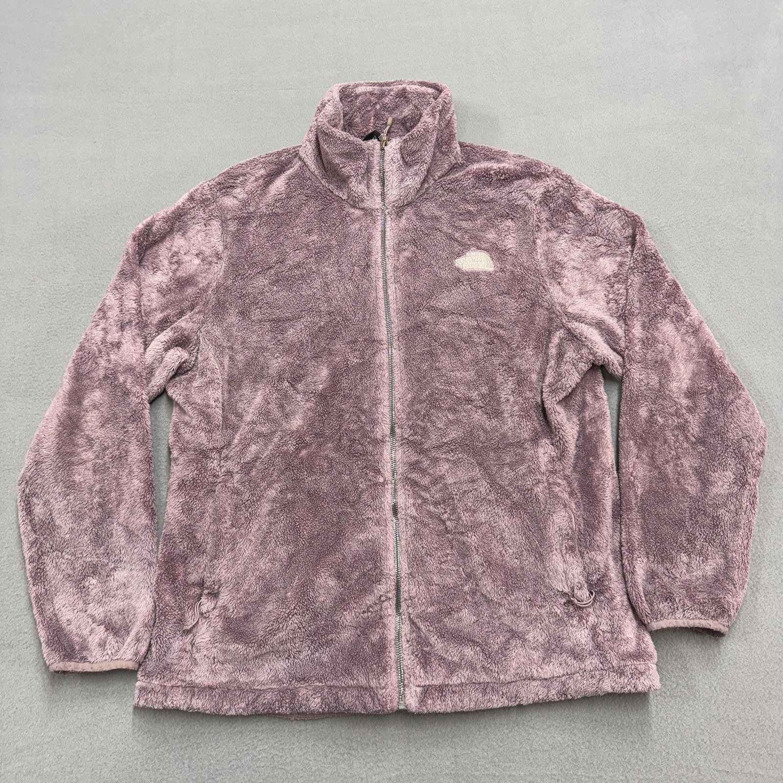 The North Face Jacket Womens XL Purple Fleece Full Zip Soft Plush Cozy Outdoor