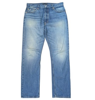 Alex Mill AM Original 5 Pocket Jeans Mens 34x32 Vintage USA Straight Medium Wash