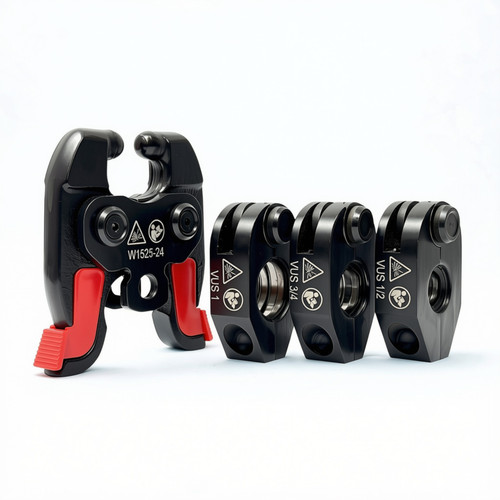 24KN Press Jaw & Pivoting Ring Kit Fits Milwaukee M12 ProPress CTS-V 1/2"-1"