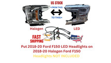 2018 2019 2020 Ford F-150 F150 Halogen To Led Headlight Conversion Harness Pnp 2018 2019 2020 Ford F-150 F150 Halogen To Led Headlight Conversion Harness Pnp