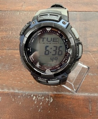 Rare Vtg Casio ProTrek Triple Sensor Men's Watch PRG-80L Original Strap
