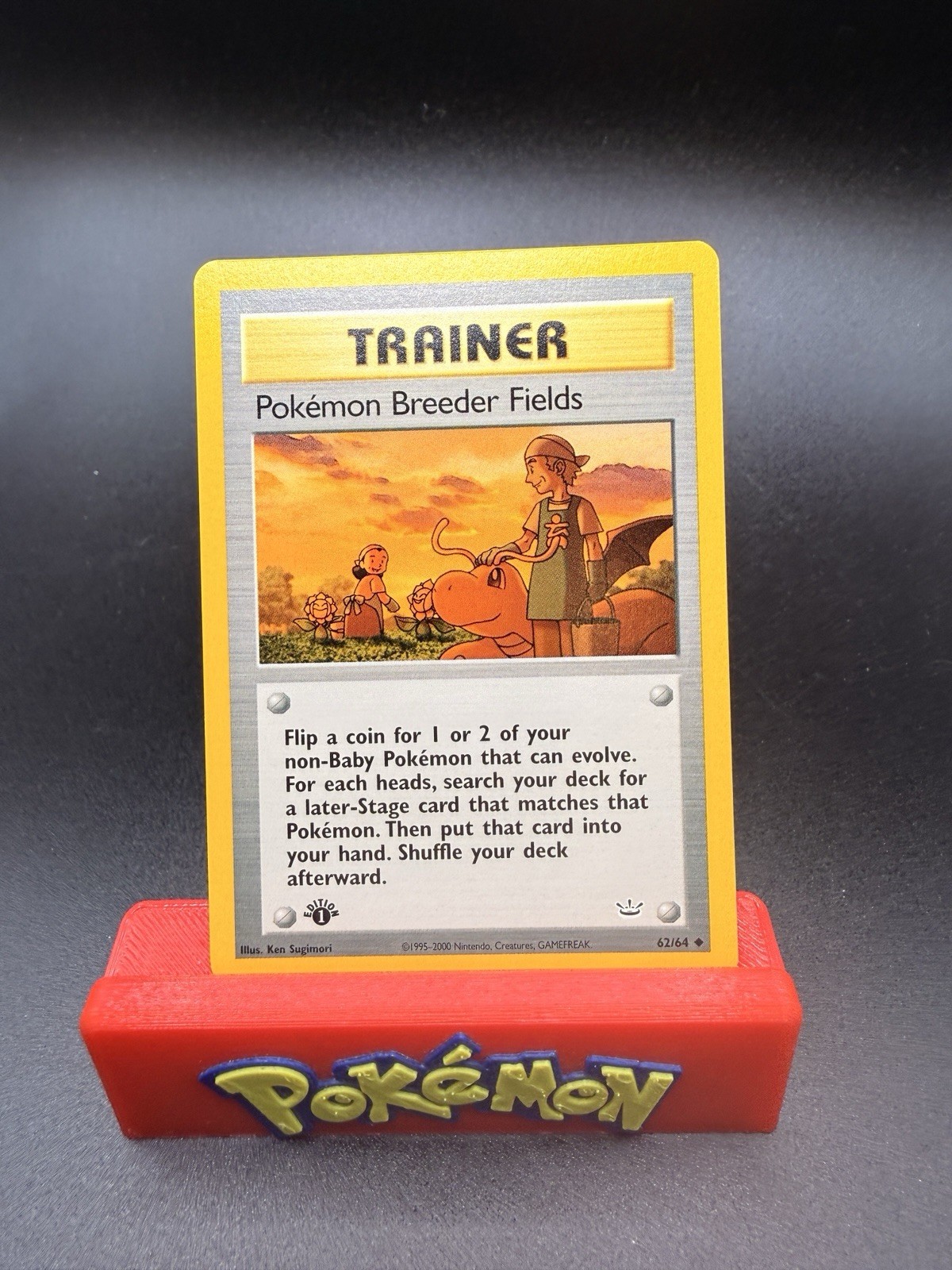 Pokemon Pokémon Breeder Fields 62/64 - 1st Edition Neo Revelation - NM WotC 2001