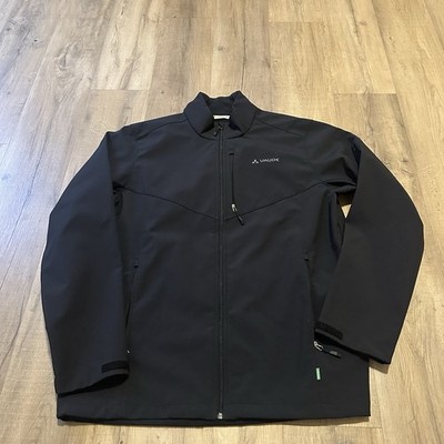 Vaude Jacket Mens 3XL Softshell Cyclone Full Zip Windproof Outdoor Black