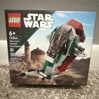 NEW LEGO Star Wars Boba Fett's Starship  75344 Set 85pcs Minifigure unopened