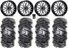 ITP Hurricane 20" Wheels Machined 34" Moto MTC Tires Kawasaki Mule Pro FXT KRX