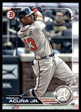 Ronald Acuna Jr. 2019 Bowman #78 Braves MLB READ FREE SHIPPING AutographDen