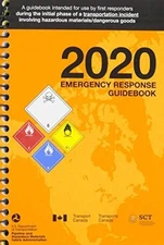 2020 Emergency Response Guidebook ERG: Standard Size, Spiral Boun