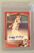 BRIGGS MCKENZIE BOWMAN Draft 1ST AUTO /5 2025 Auto Red MEGA/MOJO Refractor