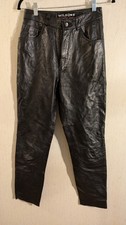 Wilson  s Leather Black Leather Pants Women  s Size 6