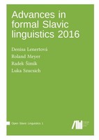 Advances In Formal Slavic Linguistics 2016 Luka Szucsich