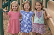 Bundle of 3 Genuine Kids OshKosh, Old Navy  Garanimals Girls Dresses 5T Pink B  
