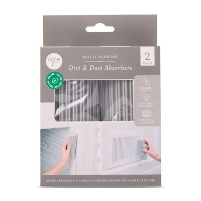 Core Kitchen Multi Purpose Dirt & Dust Absorbers 2 Pack