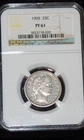 1905 Barber Quarter : NGC PF61