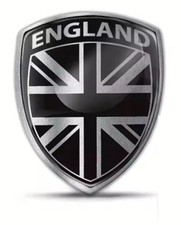 Union Jack Sticker Badge Decal   Black/Grey car motorbike emblem šéf adhesive