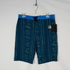 NWT Hurley Midnight Teal Premium Board Shorts Boys Size 20/30