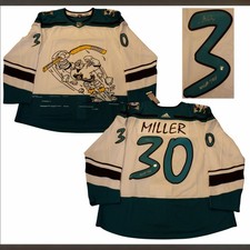 Ryan Miller Anaheim Ducks Autographed 