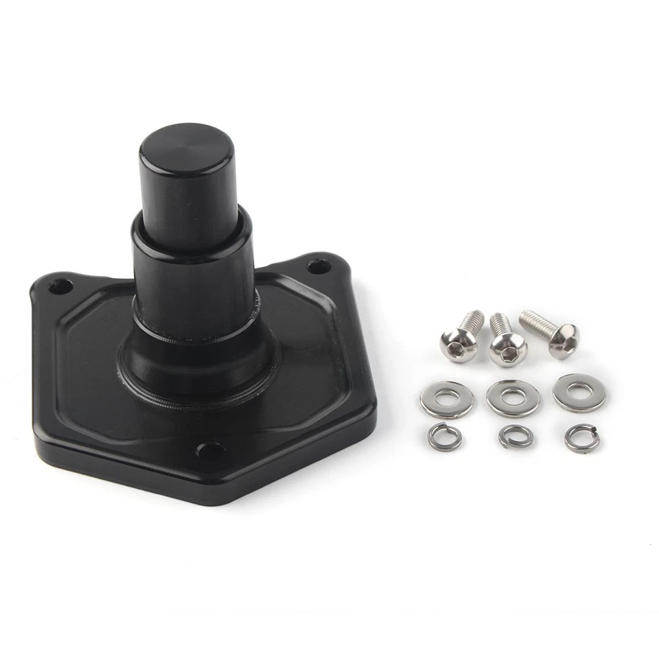 Cubierta de solenoide negra botón de arranque apto para Harley Sportster Big Twin Dyna Foto 2 de 4