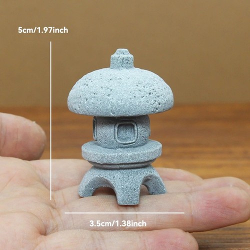 Stone Zen Tower Miniature Statue Tranquil Garden Decoration for Terrariums - Picture 20 of 24