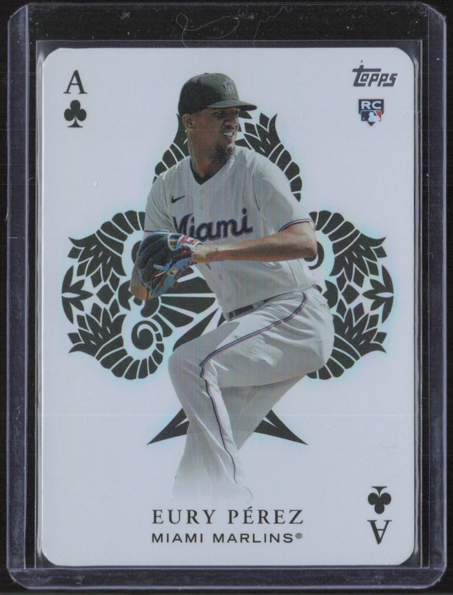 2023 Topps Update #AA-73 Eury Pérez All Aces Blue Rookie