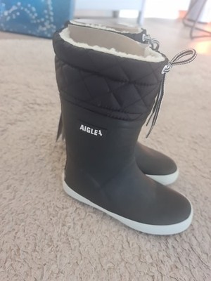 Aigle Gummistiefel Neu Gefüttert Gr 31