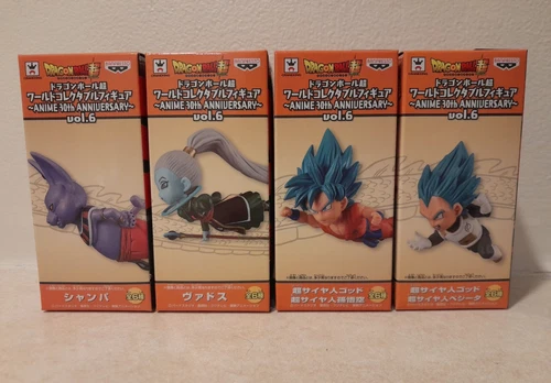 NUEVO Dragon Ball Super WCF 30 Aniversario Vol 6 DBZ 4 Figuras Coleccionables Mundiales