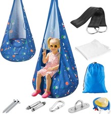 Sensory Swing Pod Swing Hanging Hammock Chair with Inflatable Pillow 200lb suppo