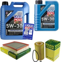 Inspektionspaket 6L Liqui Moly Longtime 5W-30 FüR Opel Zafira A 2.2 Dti 16V 2.0