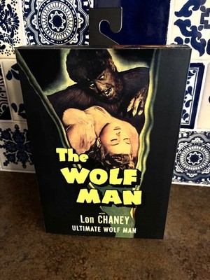 NECA The Ultimate Wolf Man Black & White Action Figure Universal Monsters *New 
