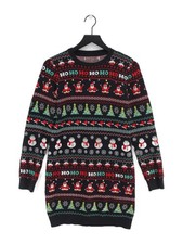 Next Jumper Midi Dress UK12 in Black