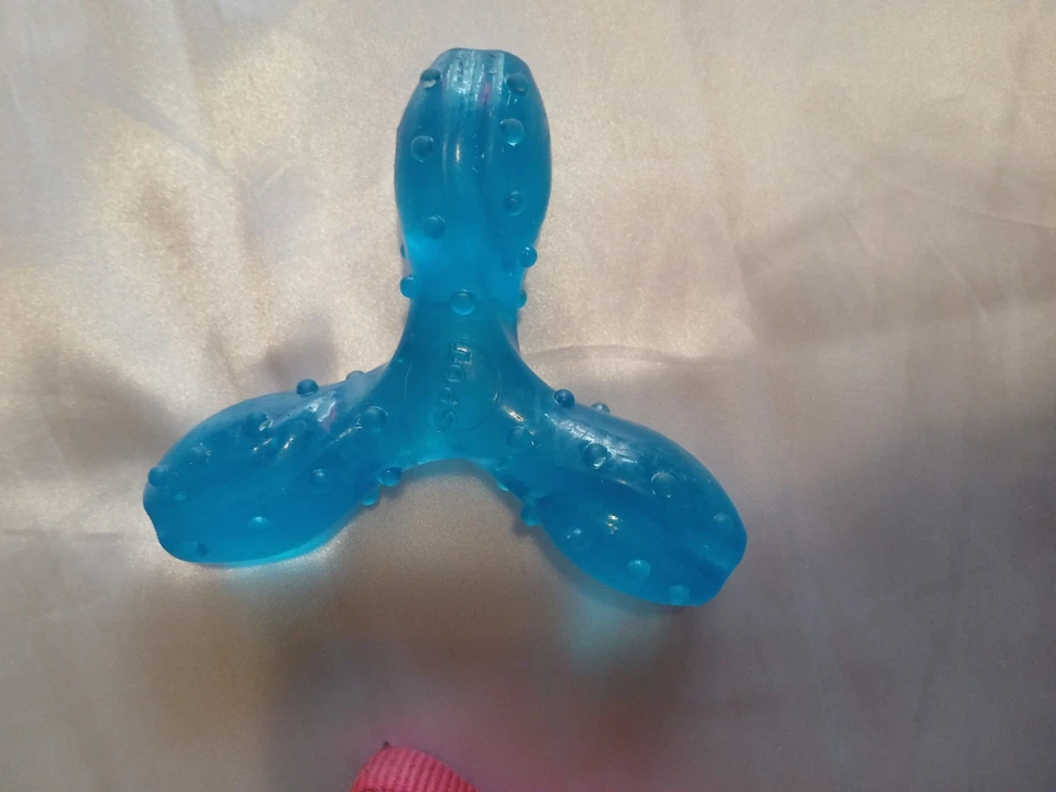 Pink Dog Leash With Blue Chew Toy For Chewers For Small Medium Dogs Dog Toy - Image 4 of 4