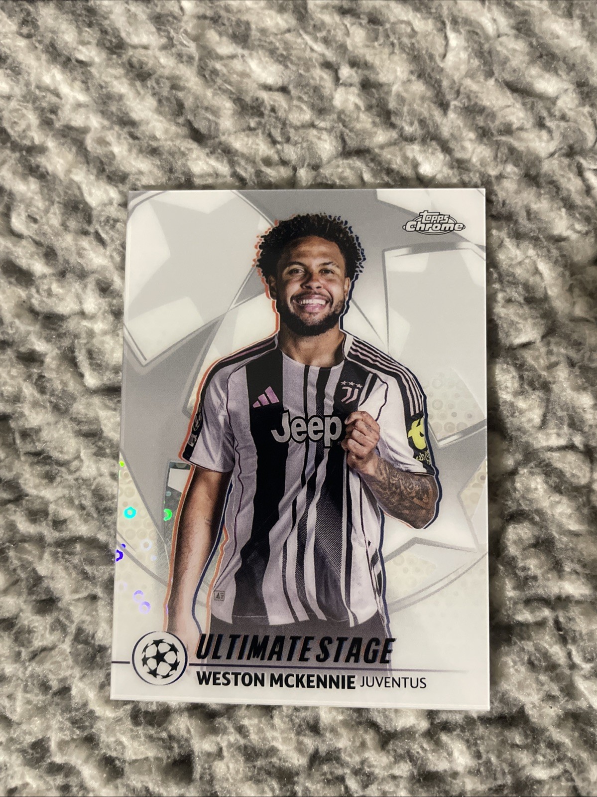 2026 Topps Chrome Ultimate Stage Weston McKennie #US-42 Juventus USMNT