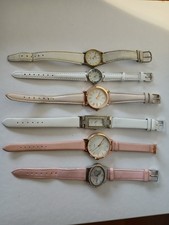 Job lot 6 watches, working, new batteries fitted