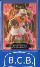 Bucky Irving 2025 Panini Select - Concourse #38 Pink Shock Prizm Buccaneers