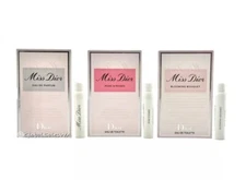Miss Dior EDP Rose N’ Roses Blooming Bouquet EDT Sample Spray 3-Pc Travel Set