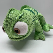 Disney Parks Tangled 8 in Pascal Plush Green Stuffed Toy Rapunzel