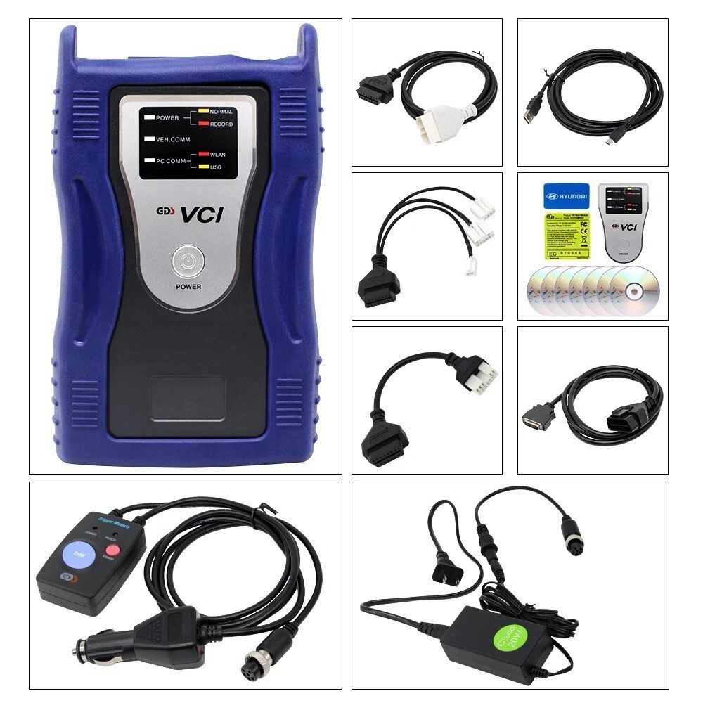 GDS VCI Auto Diagnostic Tool For KIA For Hyundai Scanner OBD2 with trigger