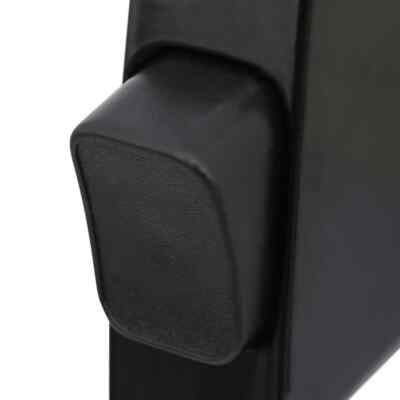 1600 Push Button Storm Door Handle Set Black | Complete Replacement Handle With Latch Hardware