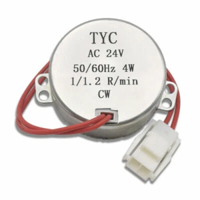 TYC 50Hz Synchronmotor CCW & CW 4W AC 24V Synchron Synchronous motor 1/1.2 R/min