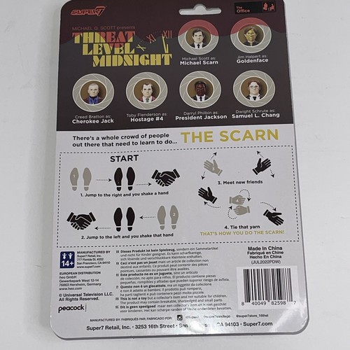 Samuel L. Chang Threat Level Midnight Highly Collectable ReAction Figure 3.75" - Picture 2 of 2