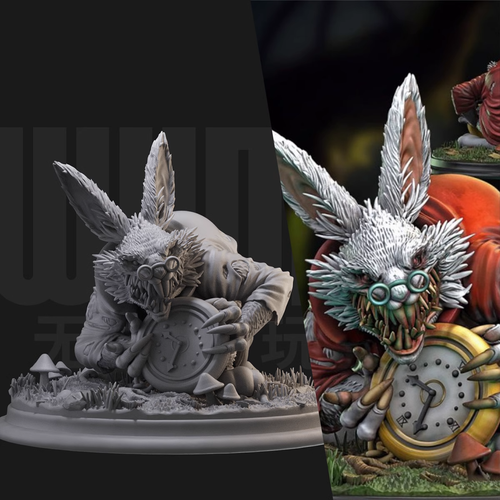 1/24 Resin Rabbit Fairy Character Monster Unpainted Unassembled 2187 - Picture 5 of 5